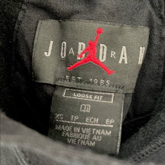 Jordan Flight fleece Black crop Sweatshirt - Picture 8 of 8